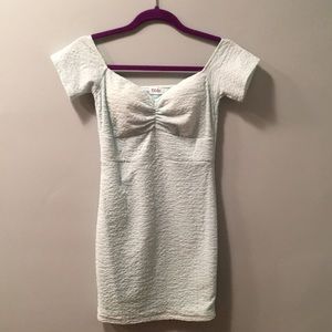 Aquamarine short sleeve dress from Tobi.